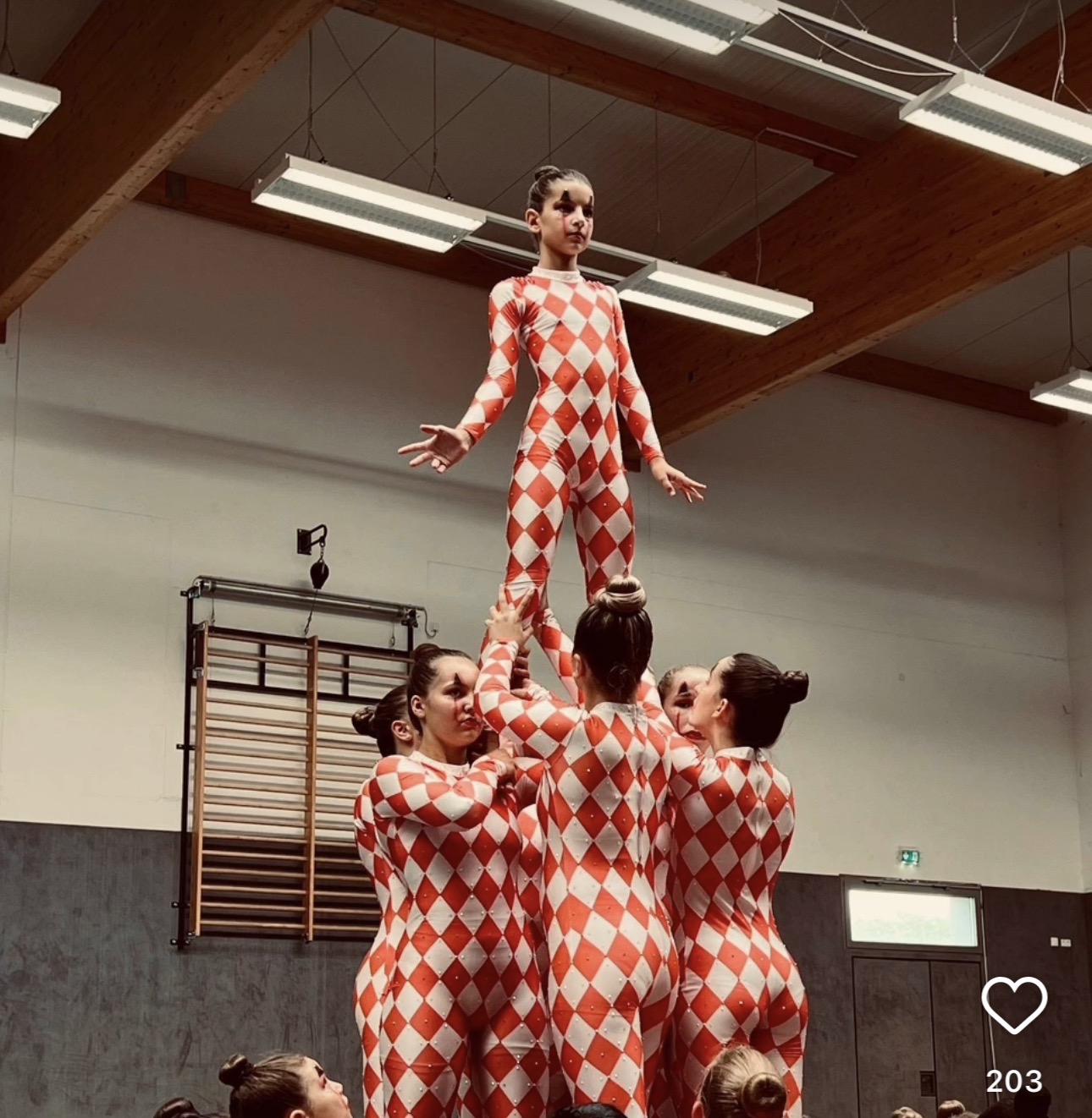 Showteam Young Generation beim Auftritt